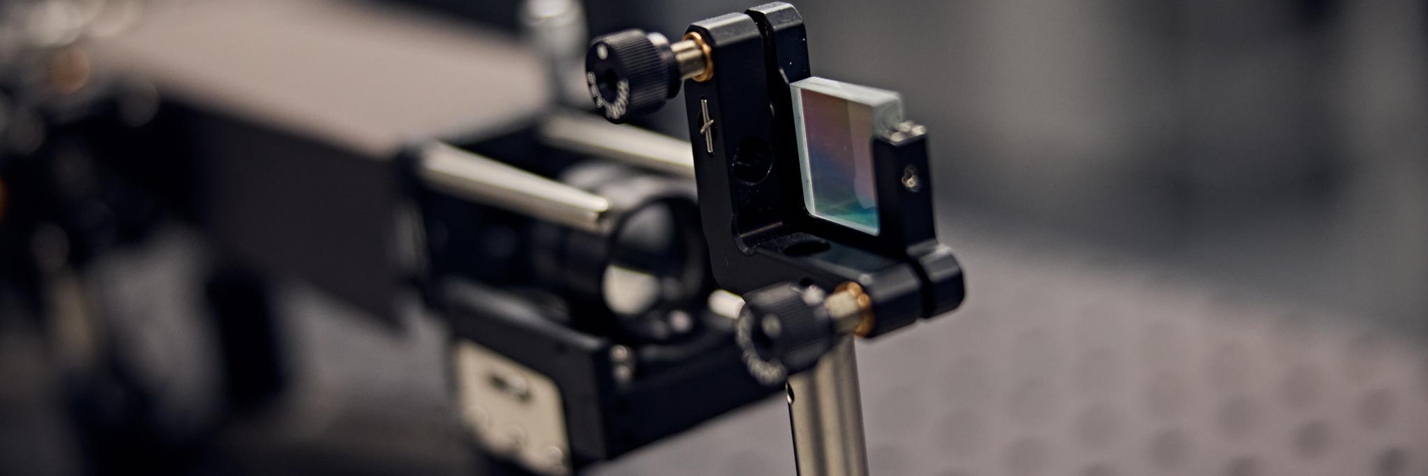 Close up of camera lens