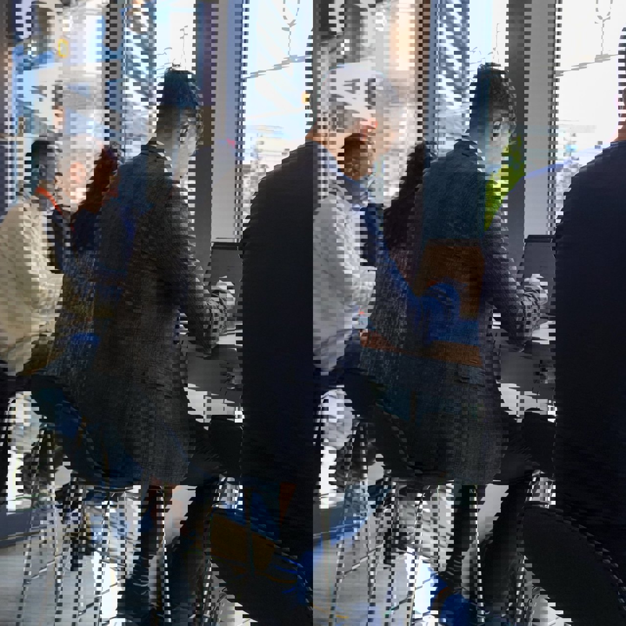 People Working On Laptops