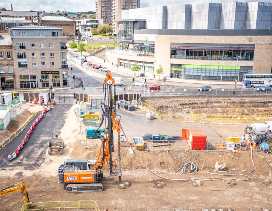 Construction at Halifax bus station