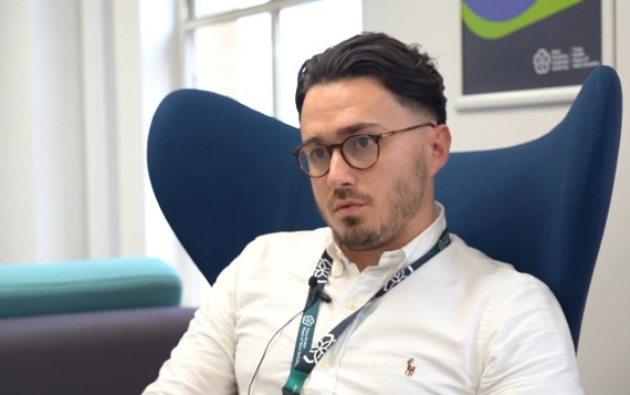 Caige Roberts - still from testimonial video