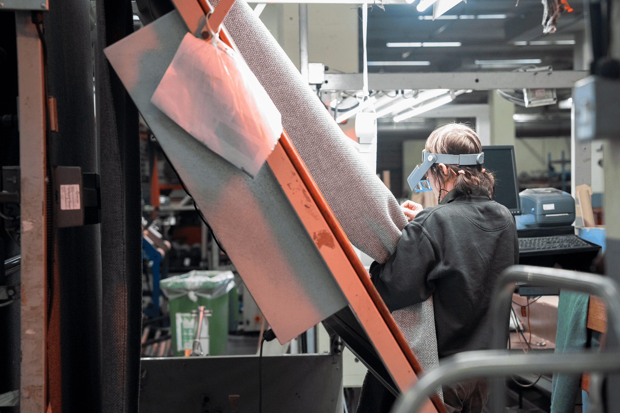 Camira Fabrics Factory Worker