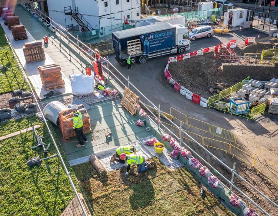 Construction at Halifax bus station