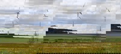 Wind Turbine In A Field