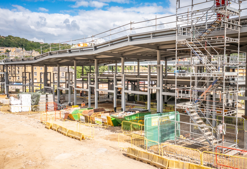 Construction at Halifax bus station
