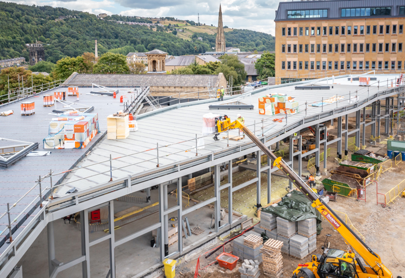 Construction at Halifax bus station