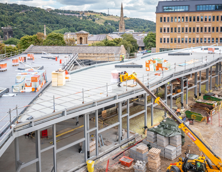 Construction at Halifax bus station