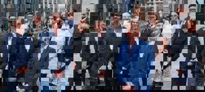 Clarion colleagues standing together