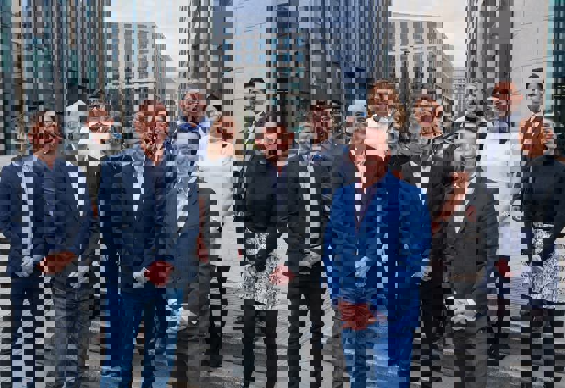 Clarion colleagues standing together