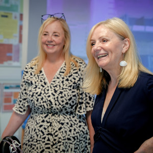 Mayor Tracy Brabin With Her Business Advisor Mandy Ridyard