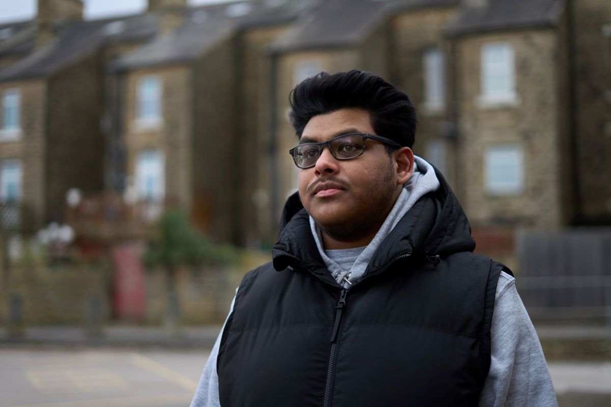 Behind the scenes photo of Kabir