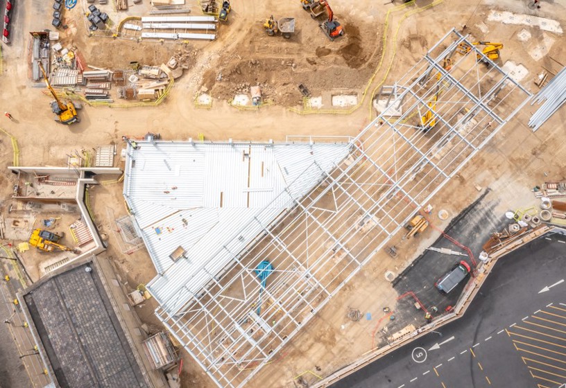 Construction at Halifax bus station