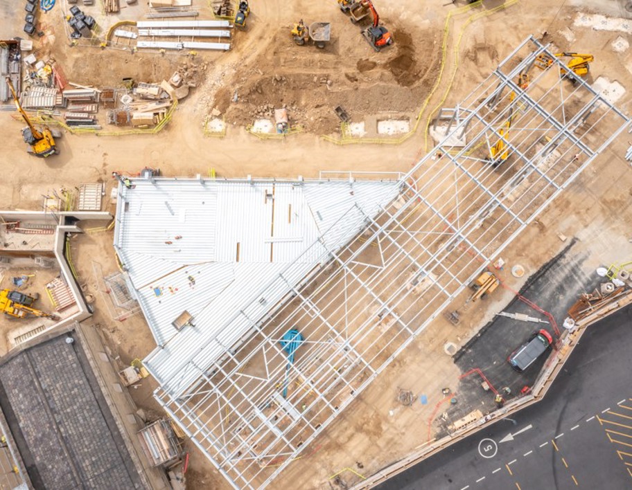 Construction at Halifax bus station