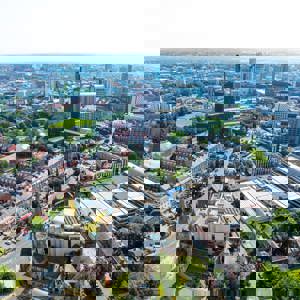 Woodhouse Lane In Leeds Aerial