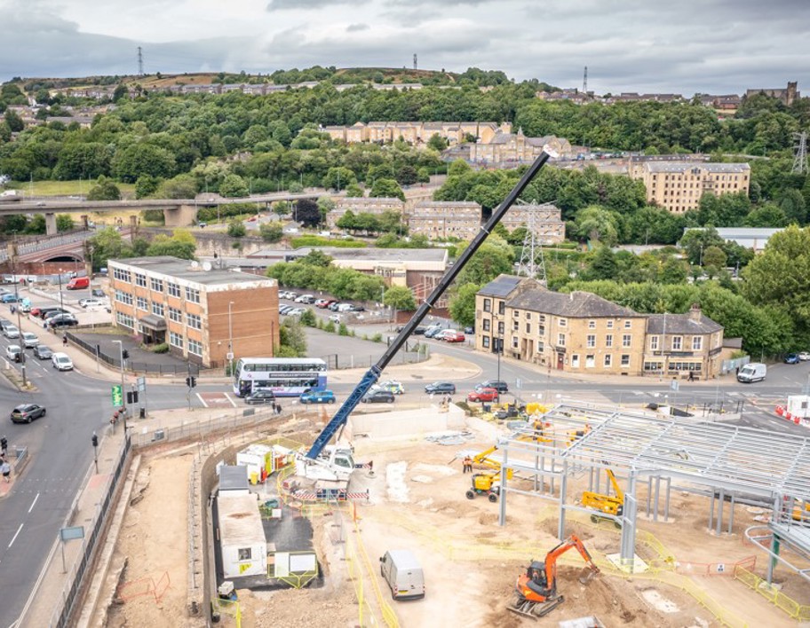 Construction at Halifax bus station