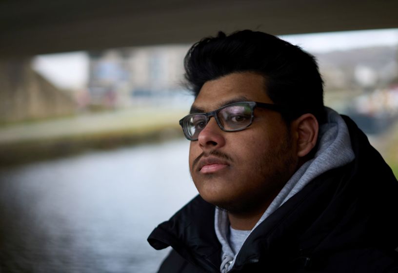 Behind the scenes photo of Kabir