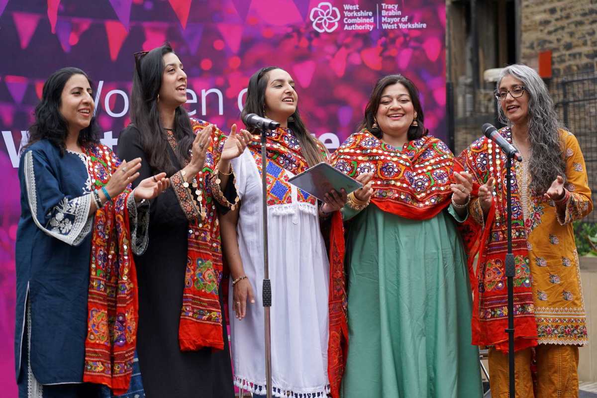 Performers at Women of West Yorkshire festival 2025