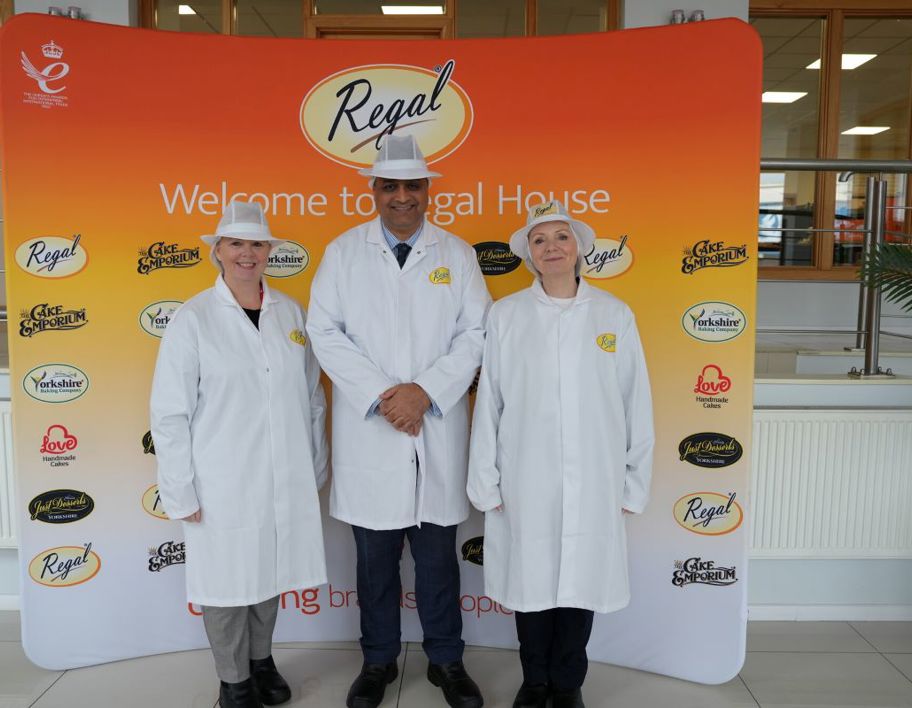 The team from Regal Foods with the Mayor